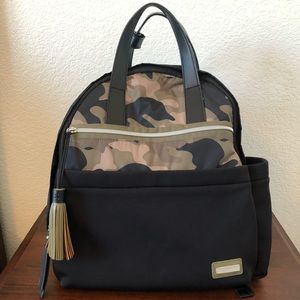Skip Hop Camo Diaper Bag Backpack.